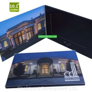 Rechargeable LCD Video Brochure , Video In Print Brochure For Advertising thumbnail-5