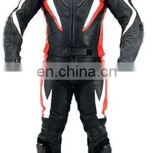 Genuine Leather Motorbike Suit,Men's Leather Racing Suits thumbnail-1