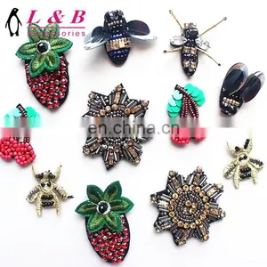 Fruit Patches Beaded Handmade Applique thumbnail-1