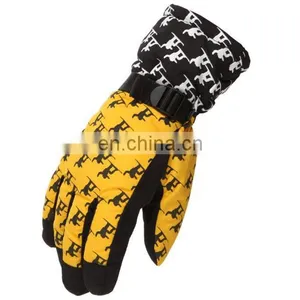 Professional High Quality Colorful Customized Waterproof Winter Outdoor Ski Gloves thumbnail-1
