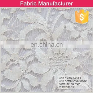 2015 New Style CC-L6217 Fashion Poly/spandex Solid Lace Fabric for Girls thumbnail-3