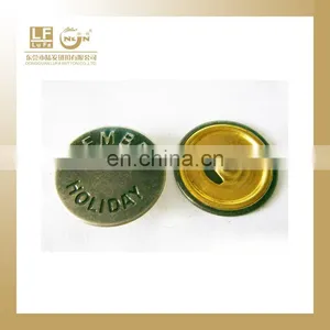 Zinc Alloy Snap Button Caps thumbnail-1