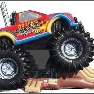 High Quality Monster Truck Combo Bounce House Slide Combo for Birthday Party thumbnail-2