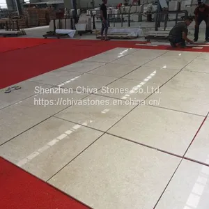 Beige Marble Tiles Ivory White Interior Wall Tiles Cladding Marble Stone Floor Tiles Bathroom Tiles thumbnail-1