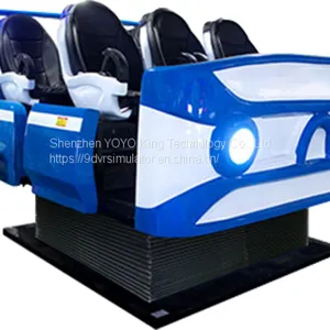 6 Seat 9D Vr Simulator , Family 360 Vision Virtual Reality 9D Cinema thumbnail-1