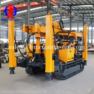 Full Hydraulic Air Drilling Rig JDL-400 From Huaxia Master /soil Layer and Bed Rock Water Well Drilling Machine for Sale thumbnail-3