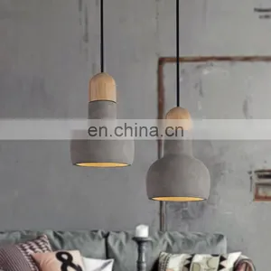 Подвесные светильники из цемента для кухни и ресторана с LED подсветкой для декорации 2020 года thumbnail-2