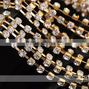 0108L China Supplier Trims Chain Bridal Beaded;beaded Trims Bridal Trims;bridal Beaded Trims Chain thumbnail-4