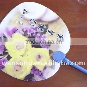 2015 New Custom Design Plastic Promotional PP Fan With Factory Price thumbnail-1