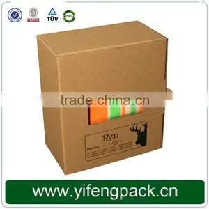 Plain Kraft Paper Cartons Corrugated Box Packaging Box thumbnail-5
