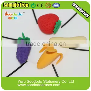 Cheap Novelty Colourful Office Fruit Eraser thumbnail-1
