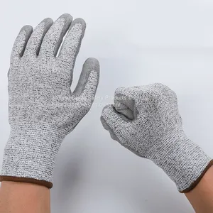 PU Coated Nylon Copper Touch Screen Gloves For Automatic Industries Bagloves thumbnail-5