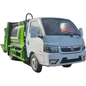 Dongfeng 3cbm Mini Garbage Truck for Sale 2ton Capacity Garbage Compactor Truck thumbnail-1