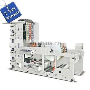 UTR-650 4 6 Color Fully Automatic PE Coated Paper Cup Plate Sleeve Fan Flexo Printing Machine thumbnail-1