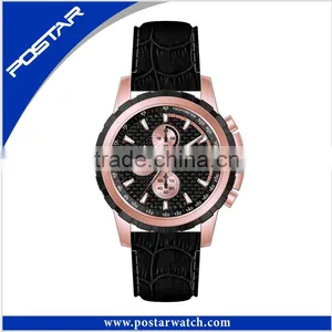 Chronograph Watch Sapphire Crystal New Battery Classic Style Wrist Watch thumbnail-4