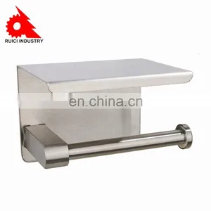 Fashion Design Stainless Steel 304 Bathroom Hotel Kitchen Toilet Paper Holder thumbnail-3