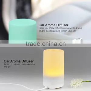 USB Aroma Diffuser Car 50ml Mini Air Essential Oil Diffuser Purifier Auto Shutoff thumbnail-2