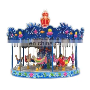 Amusement Park 16 Seats Ocean Carousel Horses Ride For Sale thumbnail-3
