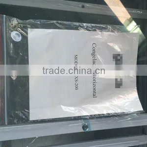 7 Cuft Single Temperature Sliding Glass Door Supermarket Showcase Chest Freezer thumbnail-5