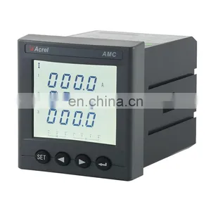 Digital Current Metered AMC72L-AI3/J Current Alarm Three Phase Ammeter LCD Current Display AC Electronic Meter thumbnail-2