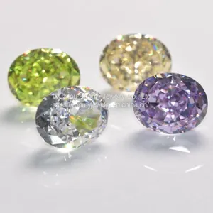 Factory Wholesale Loose Gemstones 5A CZ Crushed Ice Cut Zircon Stone Cubic Zirconia for Jewelry Fashion Accessories thumbnail-1