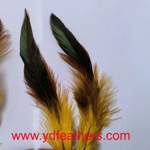 Half-Bronze Rooster/Cock/Coque Schlappens Feather for Wholesale From China thumbnail-2
