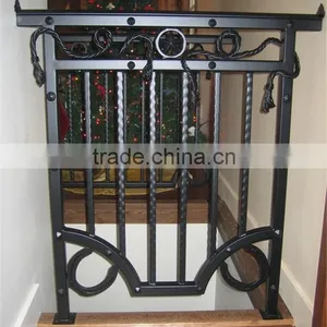 Wrought Iron Wire Staircase Railing thumbnail-1