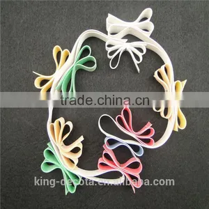 Smooth Colorful Elastic Latex Natural Rubber Tape for Underwear/swimwear thumbnail-2