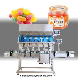 Automatic Weighing Oat Oatmeal Coffee Beans Bottle Filling Packing Machine thumbnail-2