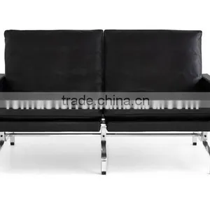 Famous Design Poul Kjaerholm PK31 Sofa 2 Seat Sofa Replica thumbnail-2