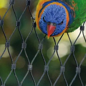 Hebei Longen Supply Wire Mesh for Parrots OEM Steel Rope Mesh Protecting Mesh Woven Protection Plain Weave Customizable CN;HEB thumbnail-5