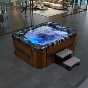 Light Luxury Home Acrylic Constant Temperature Heating Bathtub Comfortable Large Depth Multi-bath Family Hotel thumbnail-1