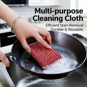 Custom Kitchen Clean Scourer Pad Stainless Steel Scourer Sponge thumbnail-1