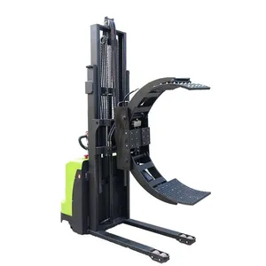 800kg 1000kg 1500kg Paper Roll Clamp Stacker Roll Lift Forklift With 360-degree Rotation 2m 3m Electric Stacker thumbnail-1