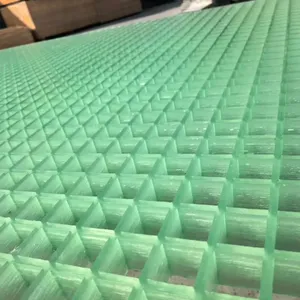 Fiberglass Grating, 1.5m x 3m Size, 20mm Thickness, I-Beam Profile, Load Capacity 2500kg/m², Standard Compliant thumbnail-1