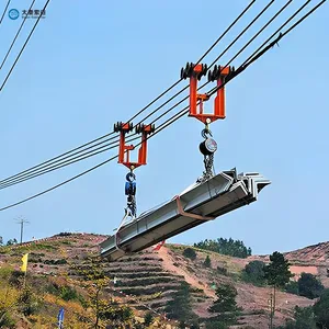 l Ropeway: Gondola Lift Daqin Industrial Material Ropeway: Gondola Lift + Cable Car + Funicular Aerial Tramway-Cableway thumbnail-3