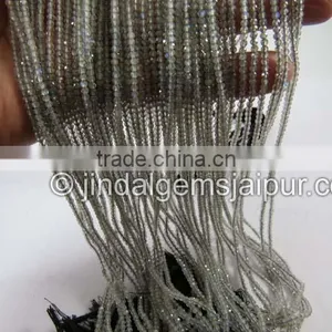 Wholesale Labradorite Micro Cut Roundelle Beads thumbnail-2