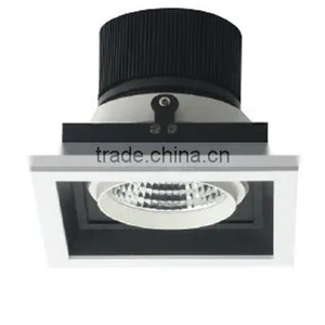 Unique Square Design Aluminium Downlight 10W High Quality With Bridgelux LED Chip and Driver for Decoration thumbnail-1