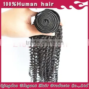2015 New Style No Shedding Brazilian Remy Curly Double Drawn Virgin Hair thumbnail-1
