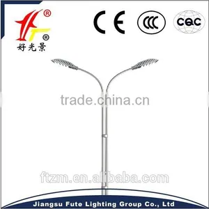 40W and 40W Double Arms Electric Led Street Light With Spining Processing Aluminum Lighting Pole thumbnail-1