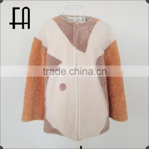 Short Design European Style Women Wool Coat thumbnail-1