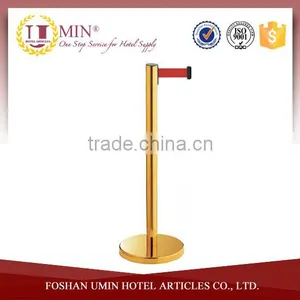 Brass Plated Self Retractable Belt Q Up Stand thumbnail-1