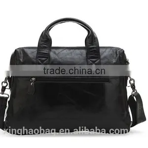 Business Leather 12.5 Inch Laptop Bag for Men Porte-documents Bags Italian Leather Portfolio Bag thumbnail-3