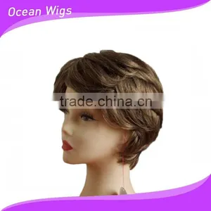 New Fashion Short Human Hair Wig for Black Women thumbnail-1