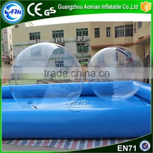 Latest Water Filled Weight Ball Water Zorb Ball Walking Water Ball Pool for Sale thumbnail-6