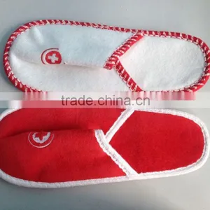 2014 Latest Wholesale Indoor Wool Felt Slippers for Hotel thumbnail-1