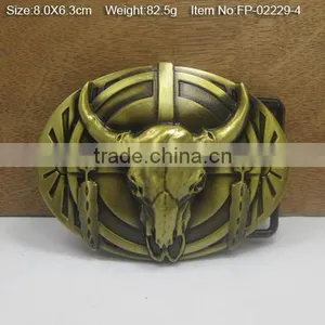 30mm Western Plate Buckle for Belt ZINC ALLOY Knife Belt Buckle Manufacturer thumbnail-2