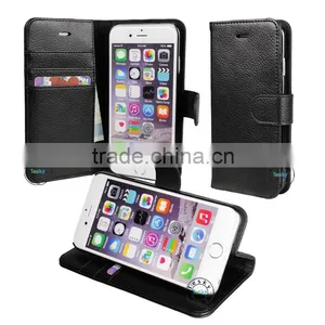 for Iphone 6 Wallet Case Magnetic, for Iphone 6 Leather Wallet Hole, Book Stand Wallet Case for Iphone 6 thumbnail-1