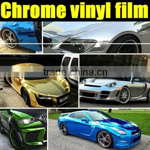 Silver Mirror Chrome Film 1.52*30m With Air Free Bubbles thumbnail-1