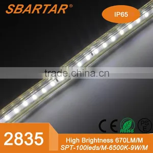6W/M Led Epistar Chip 328ft 100M Flexible Waterproof Ip67 2835 Led Strip Light thumbnail-3